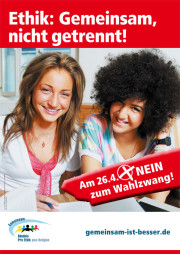 Eines der »Gemeinsam ist besser-Plakate«